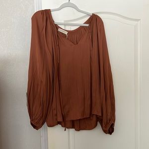 NWT By Together Size L- Burnt Orange top